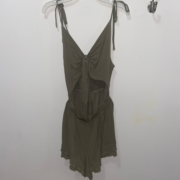 Green Romper from Shein